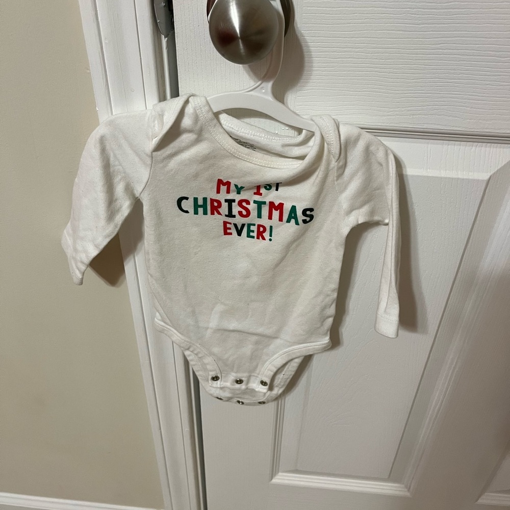 Baby T-shirt one piece White Size  6 Month
